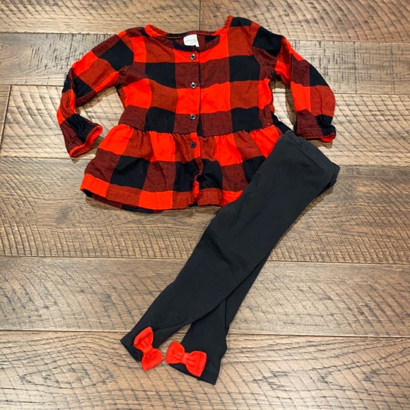 Carter's Other - Carter’s Buffalo Plaid Outfit